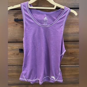 Purple Adidas workout tank